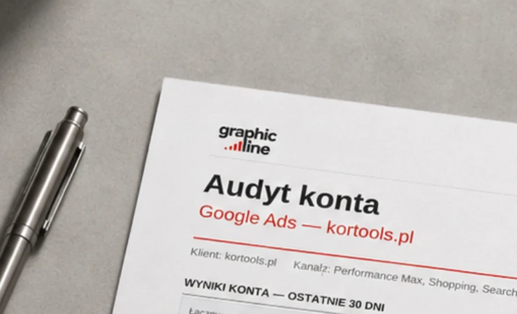 Raport z audytu konta Google Ads kortools.pl
